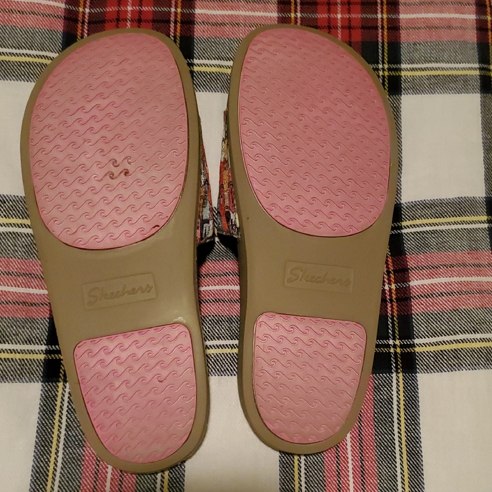 Skechers BOBS Colorful Dog Pattern Slides - Picture 3 of 6